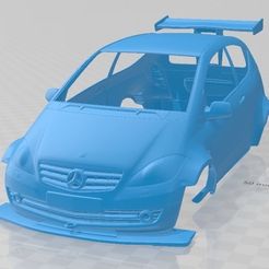 Mercedes-Benz-A-Class-Race-1.jpg Fichier 3D Mercedes Benz A Class Race Carrosserie imprimable・Design imprimable en 3D à télécharger, hora80