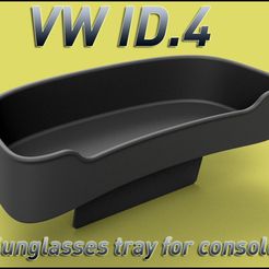splash_cults.jpg Файл STL VW ID.4 лоток для солнцезащитных очков (и других предметов)・Шаблон для загрузки и 3D-печати