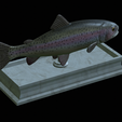 Rainbow-trout-statue-23.png fish rainbow trout / Oncorhynchus mykiss open mouth statue detailed texture for 3d printing