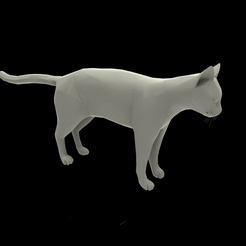 Cat_low6-render1.png Fichier STL Chat・Objet pour impression 3D à télécharger, e_note