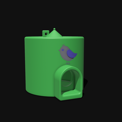 nest1.png STL-Datei Vogelnest mit Wasserauffangdach (aktualisiert) kostenlos・3D-Druck-Modell zum herunterladen