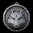 medallón-2.jpg The Witcher Wolf necklace (two versions)