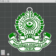 Mohammedan-SC-4.png ISL Mohammedan SC keychain badge color printable and renderable