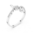 1-181-@W-viwe2.png Floral Diamond Cluster Twist Statement Ring