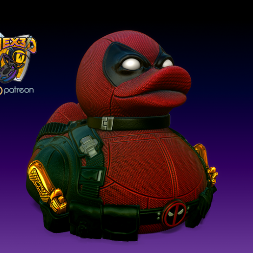 Deadpool Duck 3D model