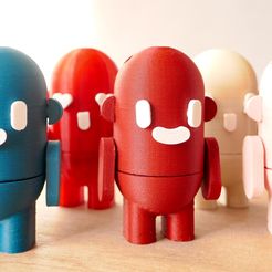 Click and smile_FIGURINE STARTER PACK_studio klipsi_2020 (1 sur 20) (1).jpg Бесплатный STL файл Action figure - CLICK & SMILE - Starter pack・Шаблон для 3D-печати для загрузки