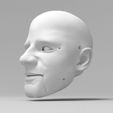 man_with_high_forehead_Marionettes-cz_oe_3.jpg Head with moveable mouth, eyes and eyelids - high forehead (for doll, marionette, puppet, figure)