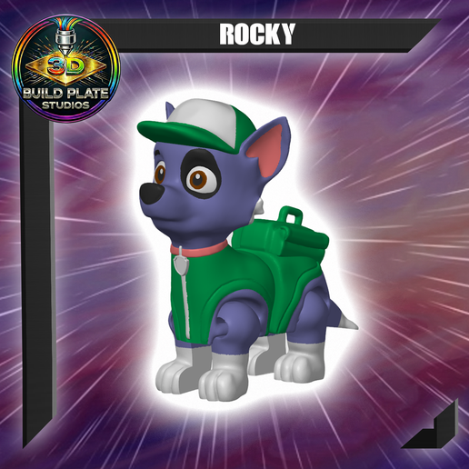 Paw Rocky Multicolor Flexi Print-In-Place