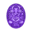 20260918_Ganesha_Blessing_Ornate_Lotus_Throne_Shallow.stl Ganesha on Ornate Lotus Throne Relief STL - Deep + Shallow Set