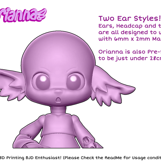 il_794xN-2.png Orianna the Fluffy 26-28cm Ball Jointed Doll
