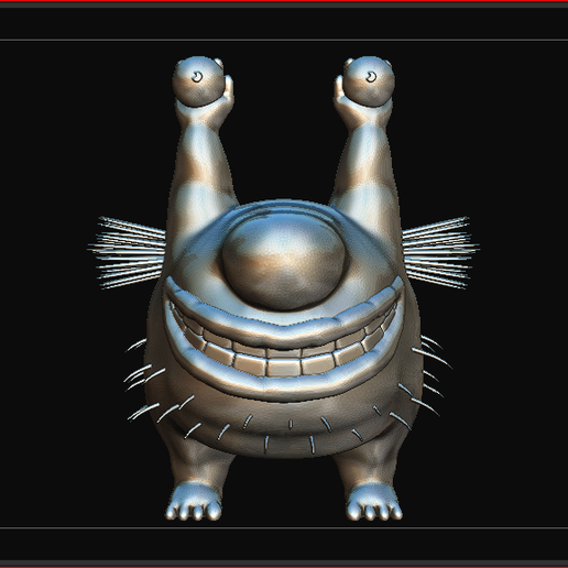 Krumm de la serie animada AAAHH REAL MONSTERS!