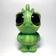 %hztXyhRQGGMPzIOvkGLfA.jpg STL file Baby Dragon Keychain・Design to download and 3D print