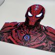 IMG_6939.jpeg Spiderman Iron Suit Bust - WALL ART - HUEFORGE - FILAMENT PAINTING