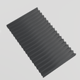 angle_top.png Flat Bellows Way Cover 150mm Width × 250mm Length – TPU Printable Strip Cover for Bridgeport, Shapeoko 5 Pro, Onefinity, Tormach, Mid CNC Router & VMC