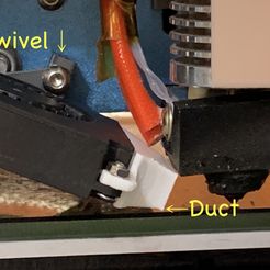 Image-12.jpeg Free STL file Ductless 4010 Part Cooling Blower Swivel SV01/03 BMG/Left Extruder・Template to download and 3D print