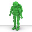 Persp.jpg Tmnt Mutant Mayhen Mike - ARTICULATED POSEABLE ACTION FIGURE 100mm