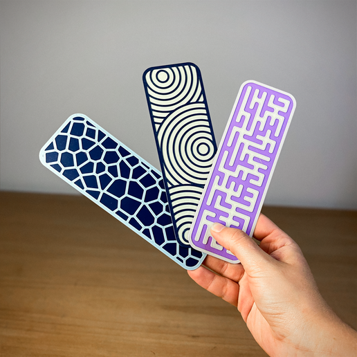 Bookmarks Pack 1 - Three Bookmark Patterns by Slang