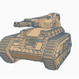 Gatling-Tank-001.png Machine Gun Tank - Perfect for Scifi Games