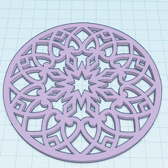 0.png Free STL file Mandala 10・Model to download and 3D print