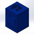 3D-ISO.jpg Deck Box 100 Cards - Magic the Gathering TCG - Horrors Theme (Captain N'ghathrod, Mind Flayarrs)