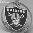 Raiders.png Las Vegas Raiders Christmas Sphere