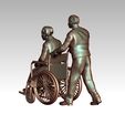 6786759.jpg disabled woman 3D print model