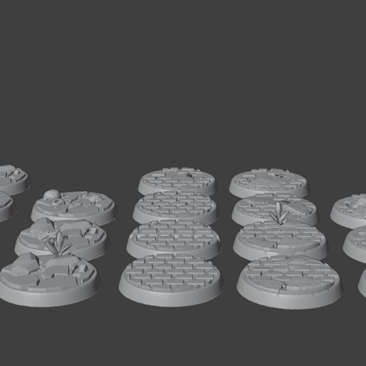 ⚔ Bases・Free 3D File for 3D printing・Cults