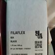FILAFLEX 82A | BLACK mee 1.75 mm. 500 gr. rae PRINT SETTINGS N° Lot: FB175500 — 17022021 mm Re myRCar