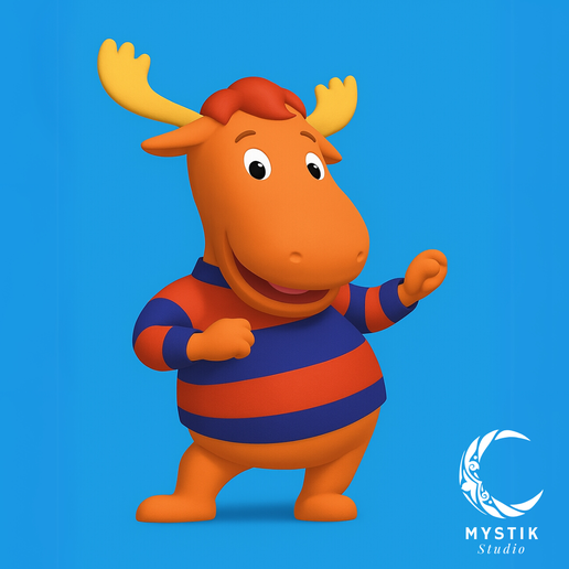 tyrone.png Los Backyardigans - Colección completa 5 figuras 3D
