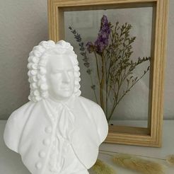Bach2.jpg STL file Bust Johann Sebastian Bach・3D printing template to download