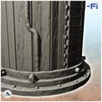 5.jpg Round storage silo with reinforced wooden access ladder (12) - Future Sci-Fi SF Zombie plague Post apocalyptique Terrain Tabletop Scifi