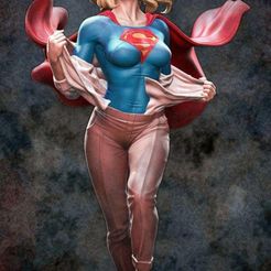 Supergirl.jpg STL file Supergirl Run・3D printing design to download