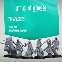 title-ghost.jpg Fichier 3D Armée de fantômes・Plan à imprimer en 3D à télécharger