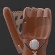 SUPORTE_BOLA_BASEBALL_TACOS.jpg Suporte Alexa Echo Dot 4a e 5a Geração Baseball Glove