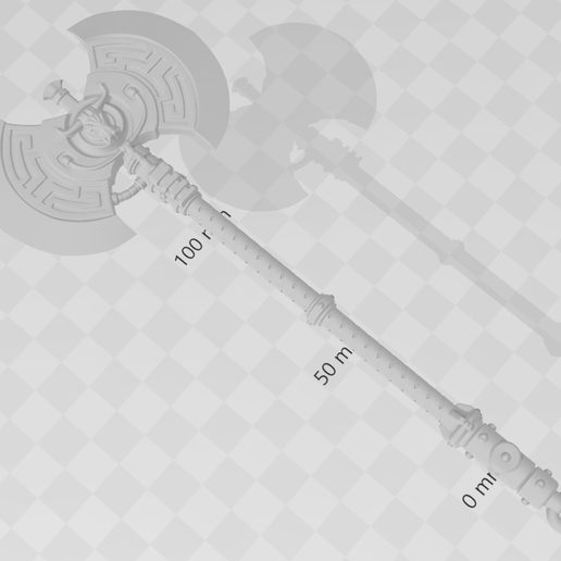 S00XX.png Armes du Minotaure 2H (échelle 1/18)