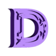 D.stl Letters and Numbers CONAN THE BARBARIAN | Logo