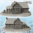 2.jpg Wooden Viking warehouse with canopy and accessories (2) - Alkemy Asgard Lord of the Rings War of the Rose Warcrow Saga