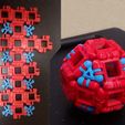 Rhombicuboctahedron.jpg Бесплатный STL файл Another polyhedra construction set 20 mm・3D-печатная модель для загрузки