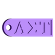 Alpha Sigma Tau Keychain.stl Porte-clés des fraternités et sororités - Mega Pack