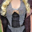 COSPLAY_3.png Elegant Chainmail Lingerie 3D Printing Model: A Unique Blend of Medieval and Modern
