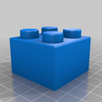 LegoBox_2x2_Top.png Simple LEGO Brick Style Stackable Boxes