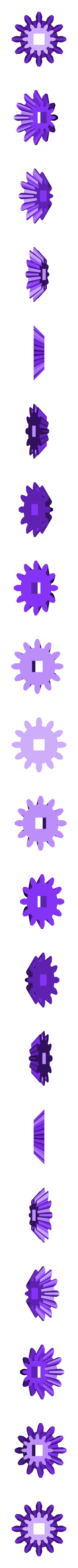 Gear_Handle.stl Geared Heart, Hand Crank Edition