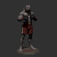 ZBrush Document1.jpg STL-Datei Hundekämpferin・Design für den 3D-Druck zum Herunterladen