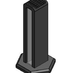 Soporte-ensamblado.jpg Файл STL Двухкомпонентный держатель для наушников・3D модель для печати скачать