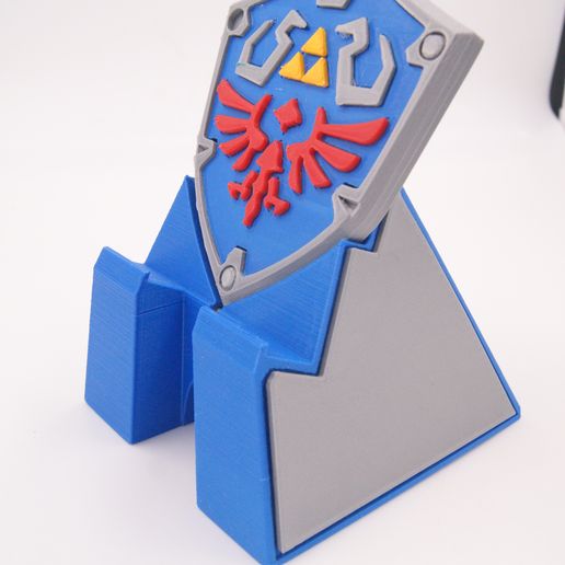Hylian Shield Cellphone Stand 3D model