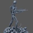 S-49.jpg Terminator T-800 Endoskeleton Salvation Diorama T2 Improved Version