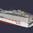 4.jpg MSC WORLD AMERICA cruise ship print ready model
