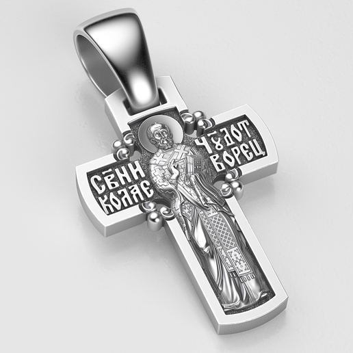Orthodox cross St Nicolas