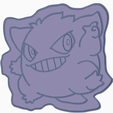 gengar.png Pokemon cookie cutter pack - Pokemon Cookie cutter