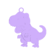 Daring_Robo-Bojo.stl Dinosaur keychain